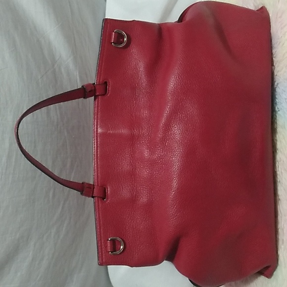FLASH SALE! Auth Gucci Bamboo Daily Red Leather Large Shoulder/Handbag - Picture 5 of 16